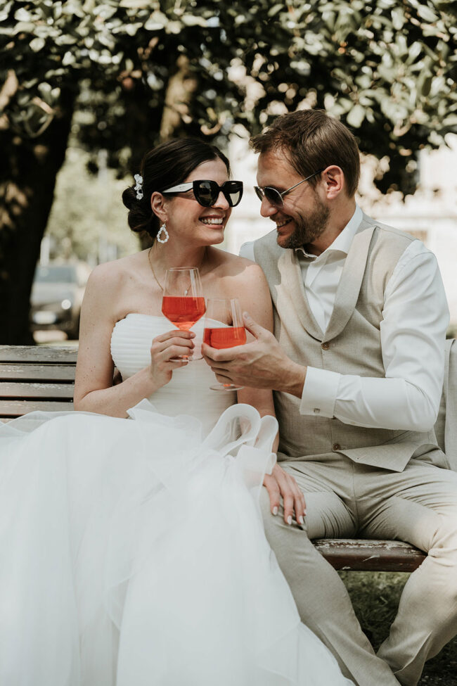 Modelcouple Michaela Portenkirchner und Herbert